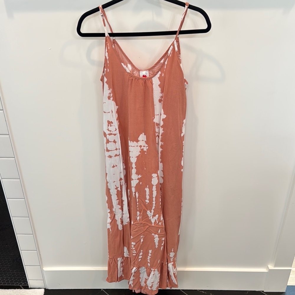 Tie-Dye Spaghetti Strap Dress